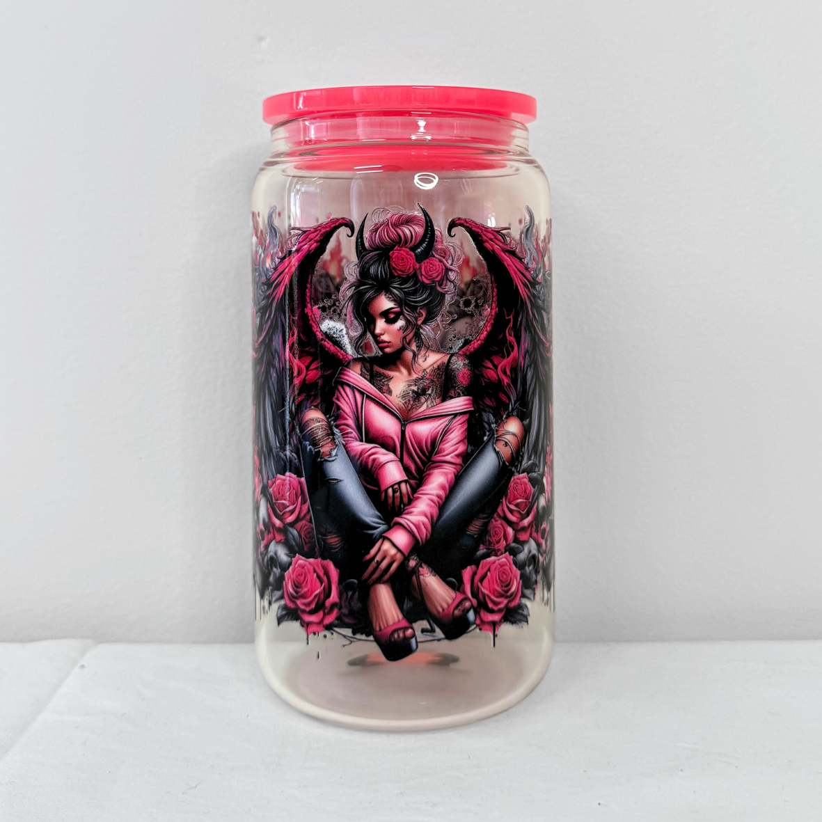 Devil Tattoo Girl Libby Cup