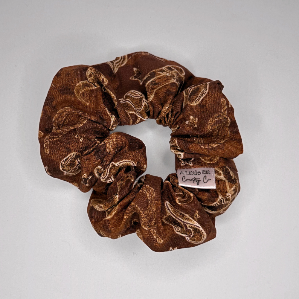 Country Cowboy Scrunchie