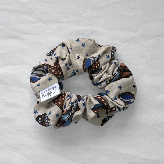 American Cowboy Scrunchie