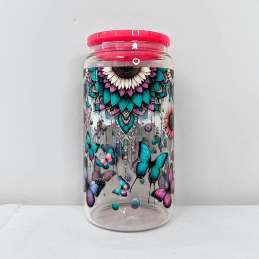 Butterfly Mandala Libby Cup